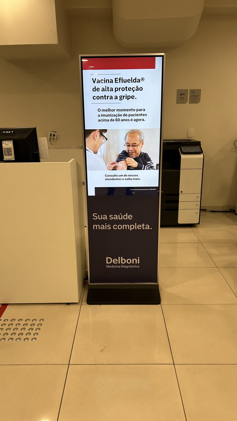 Campanha Vacina Efluelda contra gripe Delboni